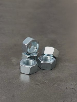 Гайки шестигранные, гайки низкие ГОСТ, DIN