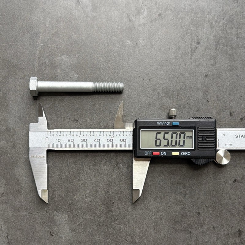 Болт М8х65х1,25 ГОСТ 7798-70 класс прочности 8.8 оцинкованный