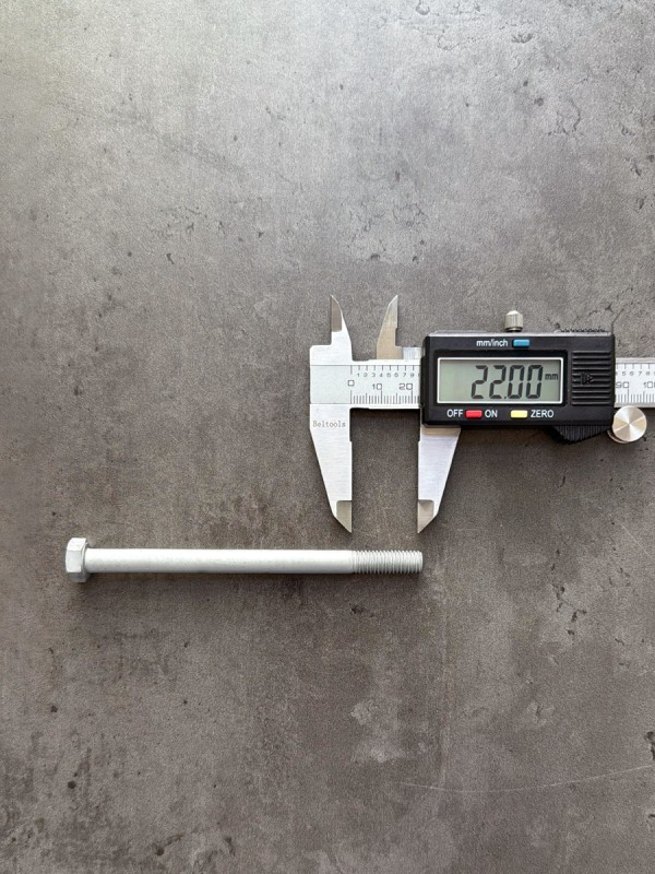 Болт М8х100х1,25 ГОСТ 7798-70 класс прочности 8.8 оцинкованный