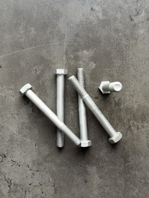 Болт М8х75х1,25 DIN 960 класс прочности 8.8 оцинкованный