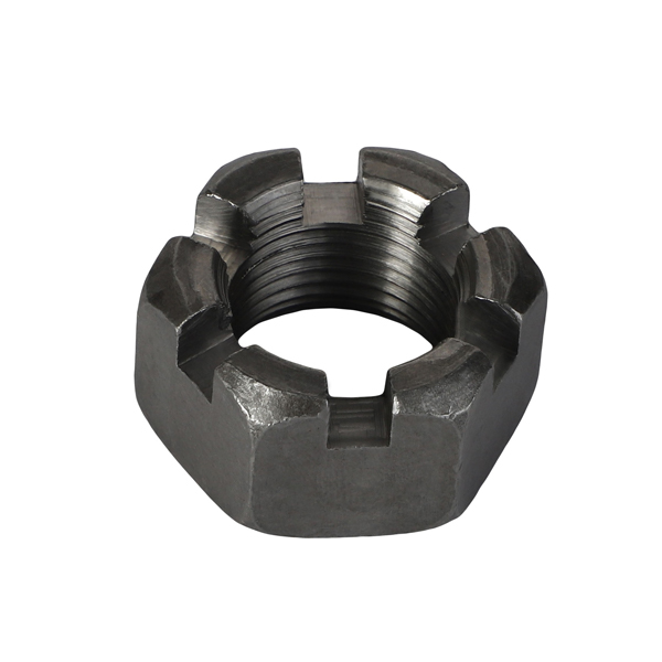 Гайка корончатая М30х1,5 (h=20, S-46) класс прочности 6 оцинкованная