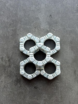 Гайка корончатая, прорезная низкая М20х1,5 ГОСТ 5933-73