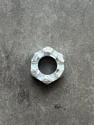 Гайка корончатая, прорезная низкая М16х1,5 DIN 937