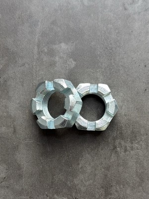 Гайка корончатая, прорезная низкая М27 ГОСТ 5933-73 класс прочности 8