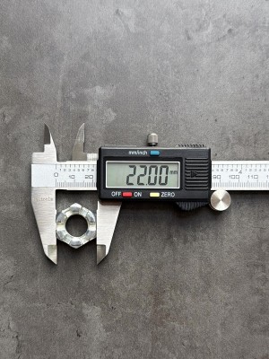 Гайка корончатая, прорезная низкая М14 DIN 937, класс прочности 10