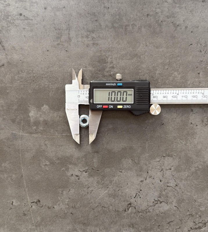 Гайка с фланцем М6 DIN 6923 с насечками, оц.