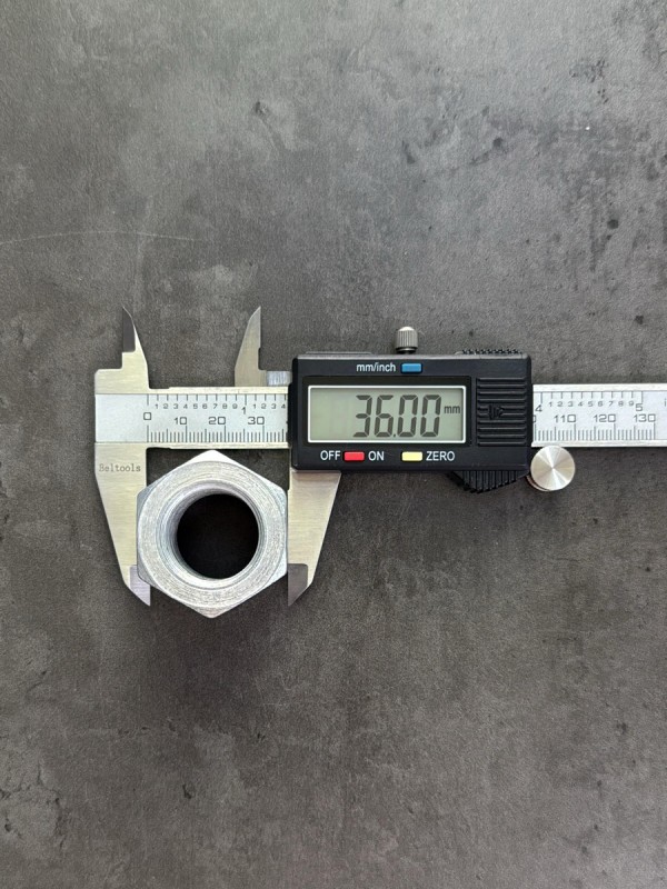 Гайка шестигранная высокая М24х2 ГОСТ 15524-70 кл. пр. 8, в цинке